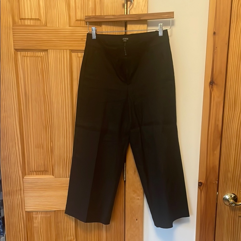 J. Crew Black Wide Leg Pants